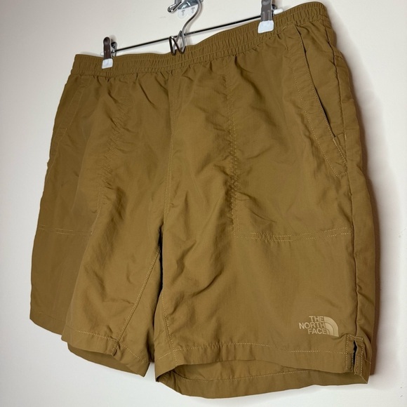 THE NORTH FACE Gorpcore Flash Dry Pull On Khaki Summer Hiking Outdoors Shorts - Picture 3 of 9